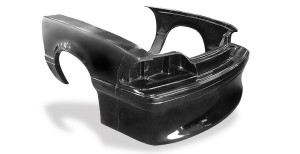 1987 - 1993 MUSTANG GT FIBERGLASS  FRONT END with 11